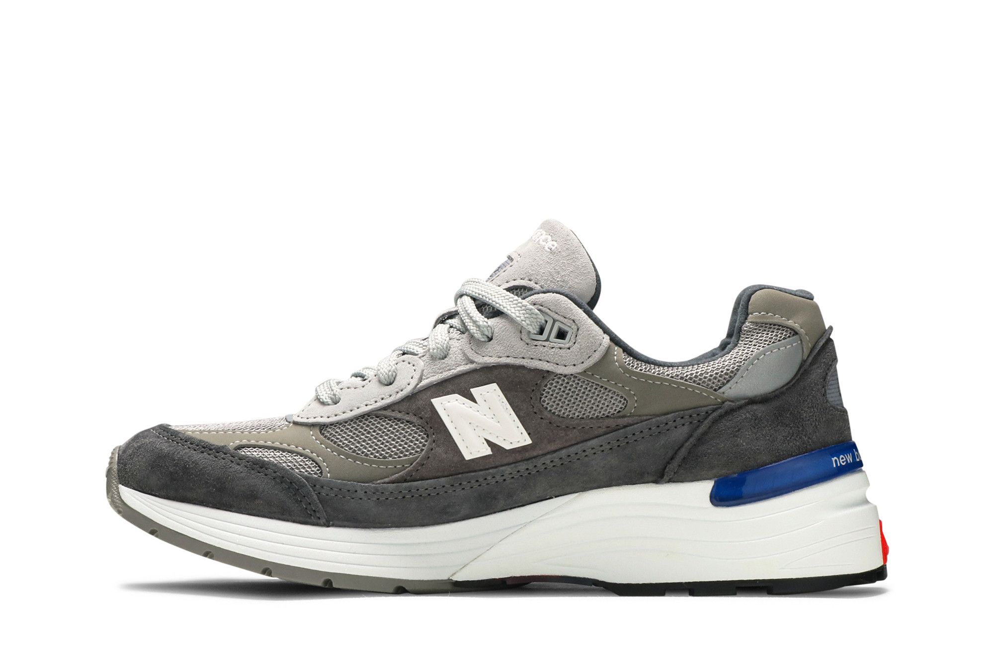Buy New Balance 992 Made in USA 'Grey Blue Red' - M992AG | GOAT