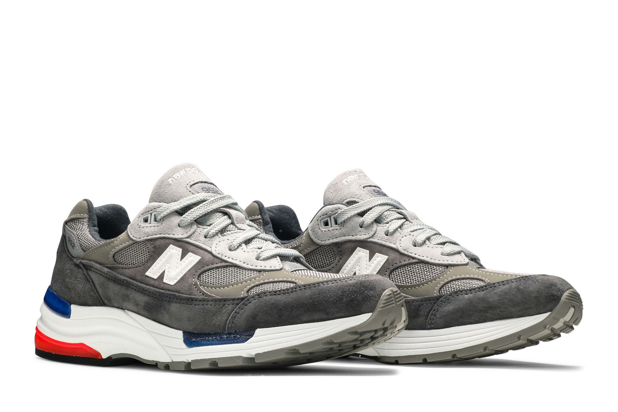 Buy New Balance 992 Made in USA 'Grey Blue Red' - M992AG | GOAT