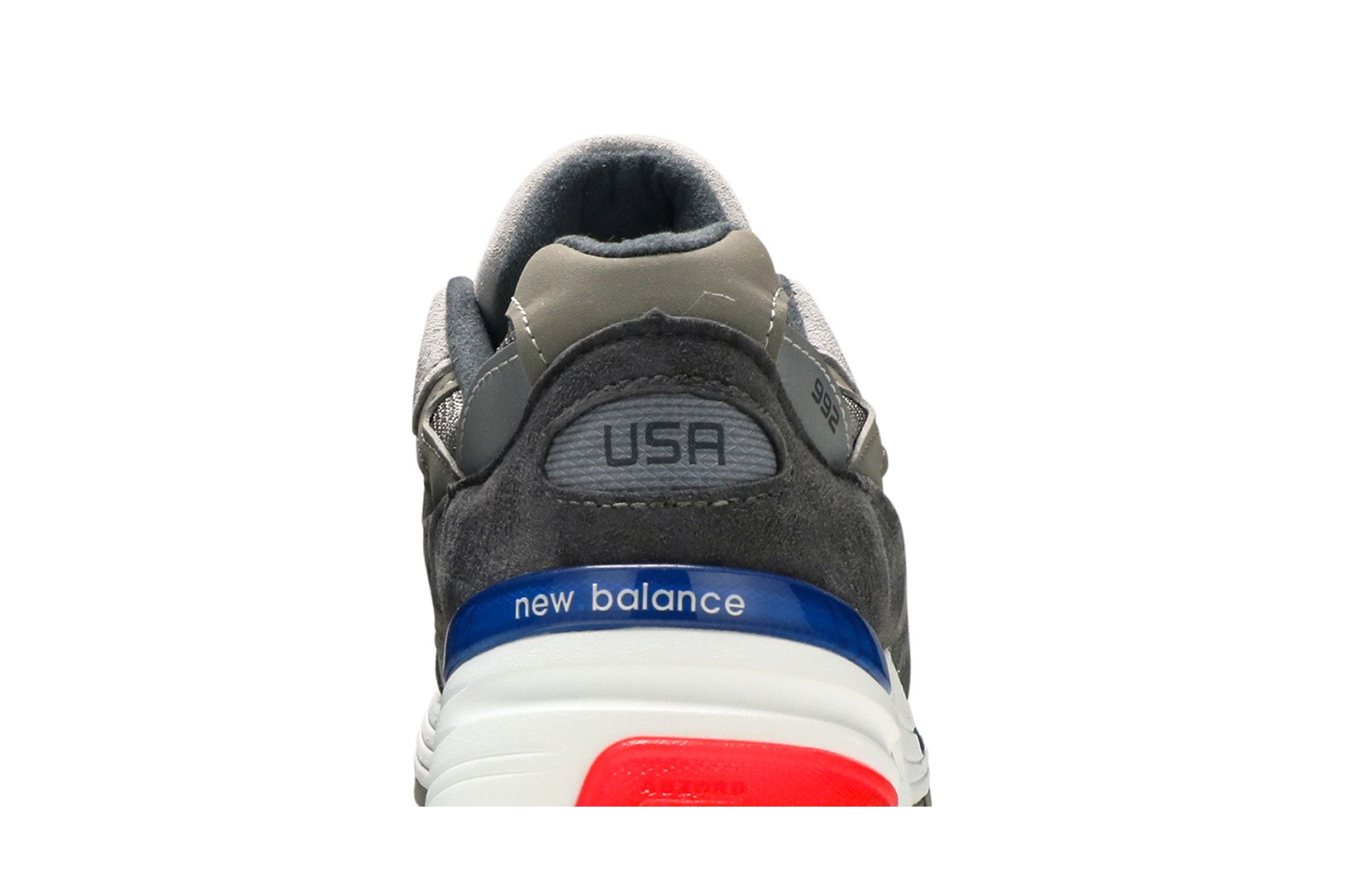 Buy New Balance 992 Made in USA 'Grey Blue Red' - M992AG | GOAT