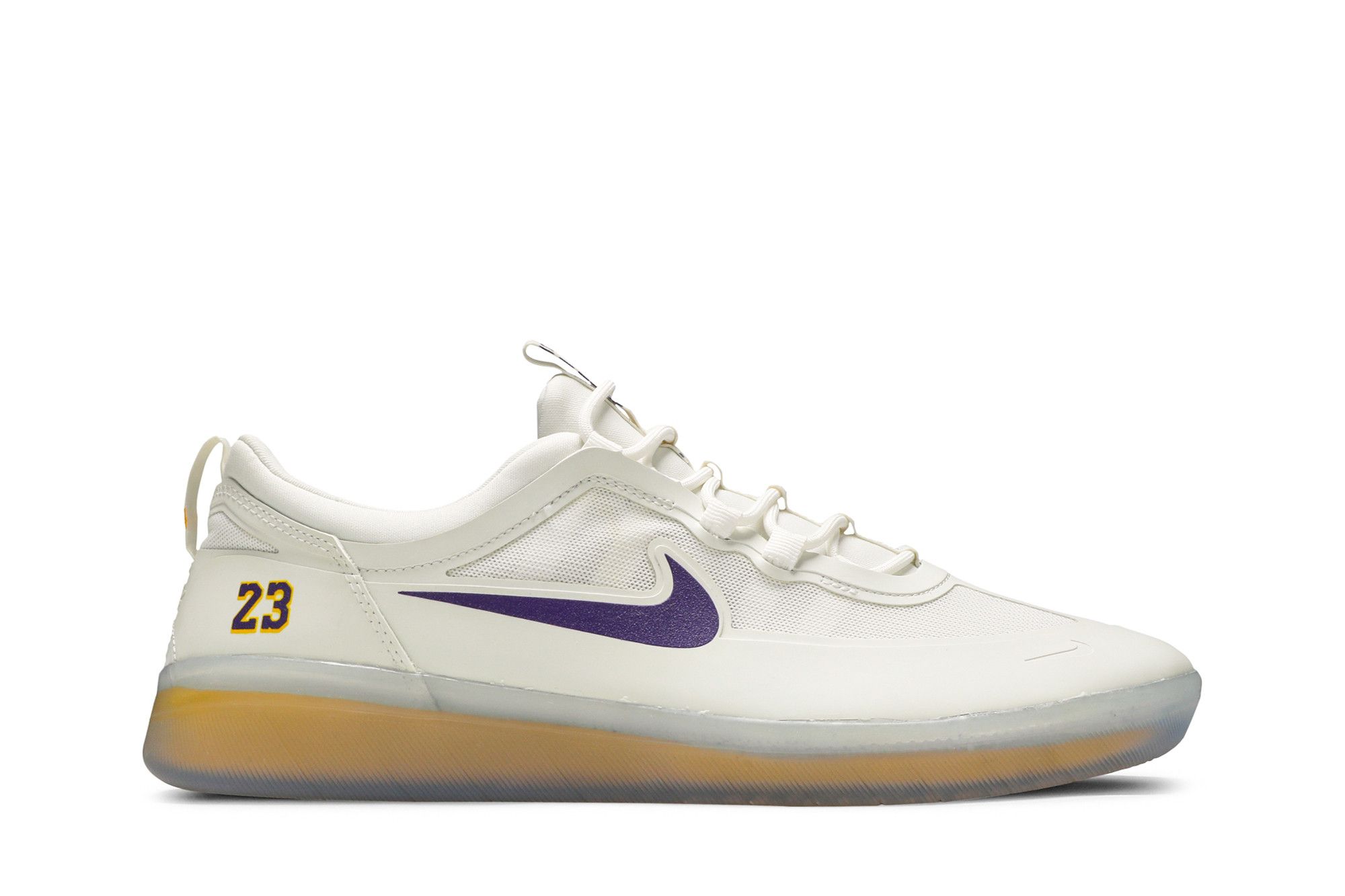 【高額売筋】 2 Free Nyjah x NBA Buy SB GOAT | 100 DA3439 - 'Lakers' トップス
