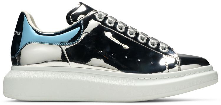 Alexander McQueen Oversized Sneaker Magic Mirror   Silver
