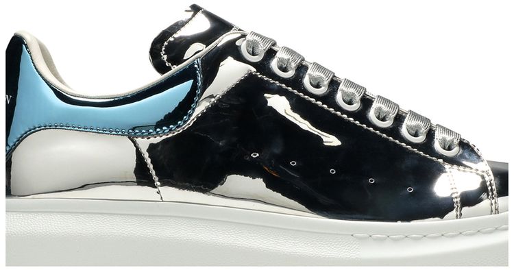 Alexander McQueen Oversized Sneaker Magic Mirror   Silver