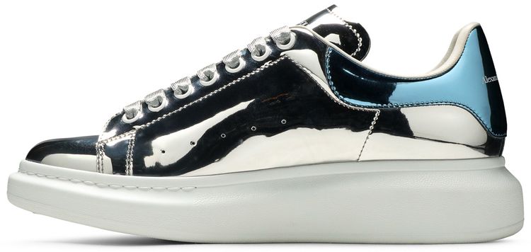 Alexander McQueen Oversized Sneaker Magic Mirror   Silver