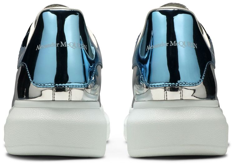 Alexander McQueen Oversized Sneaker Magic Mirror   Silver
