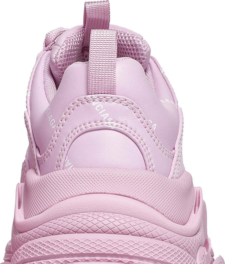 Balenciaga Wmns Triple S Sneaker Allover Logo   Pink