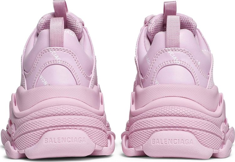 Balenciaga Wmns Triple S Sneaker Allover Logo   Pink