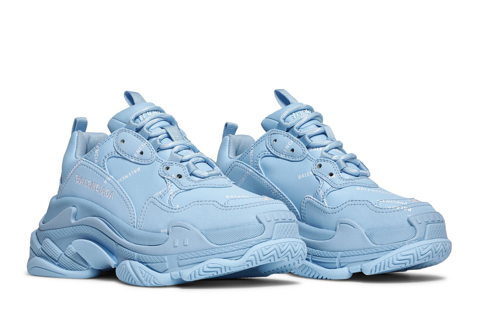 【Balenciaga】TRIPLE S PAINT LOGO SNEAKER◆524039WTSPL Balenciaga Triple S Paint Logo Sneaker In White | ModeSens