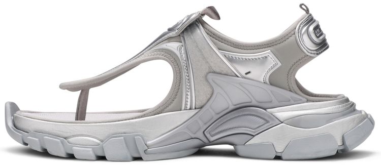 Balenciaga Wmns Track Sandal Silver Metallic