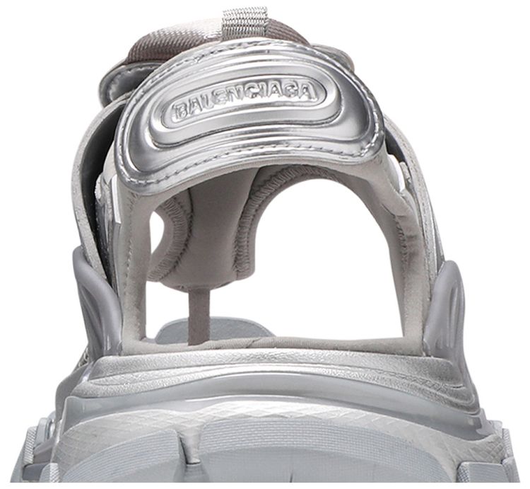 Balenciaga Wmns Track Sandal Silver Metallic