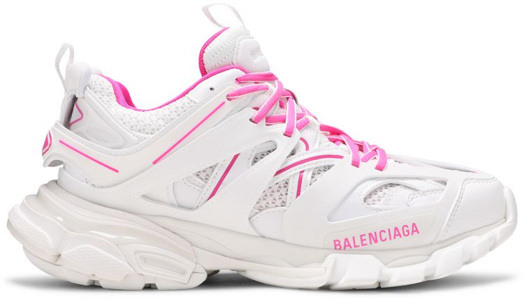 Balenciaga Wmns Track Sneaker White Fluo Pink