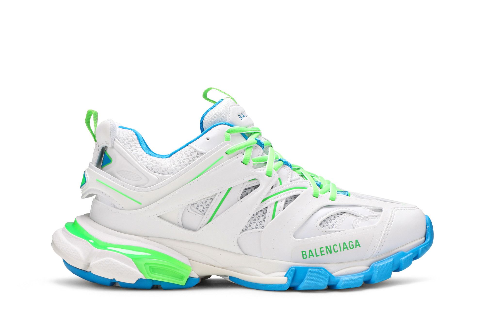 Size 11.0 Balenciaga Track Sneaker White Green