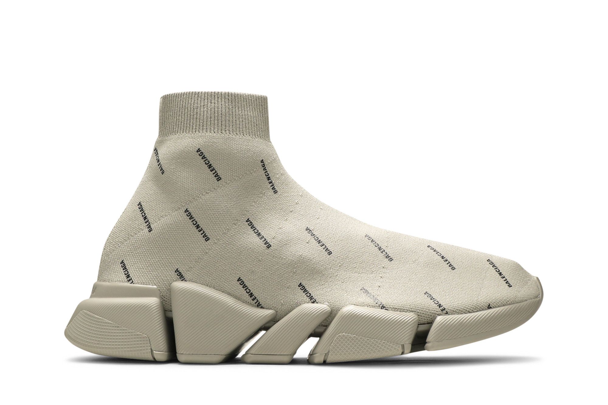 Buy Balenciaga Speed 2.0 Sneaker Allover Logo Sand 617239 W2DBO 9910 GOAT AU
