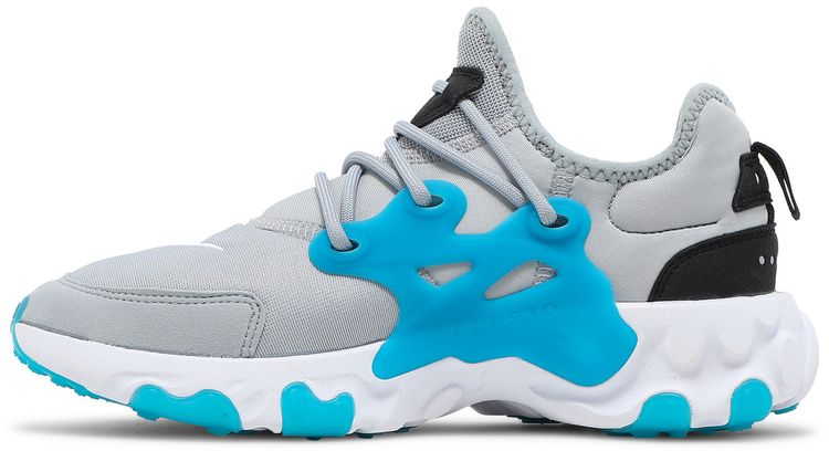 Nike React Presto GS Wolf Grey Laser Blue