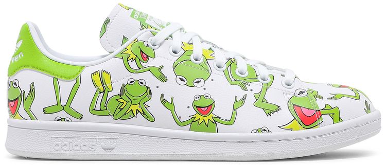 The Muppets x adidas Stan Smith Kermit The Frog Allover Print