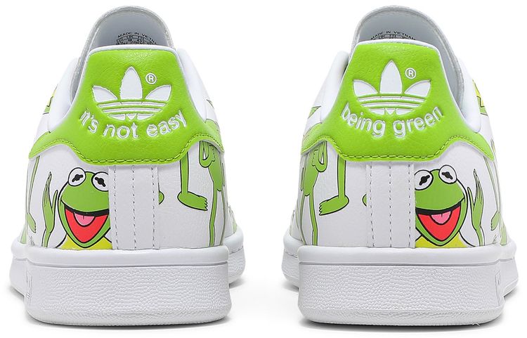The Muppets x adidas Stan Smith Kermit The Frog Allover Print