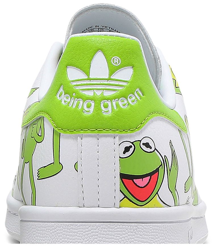 The Muppets x adidas Stan Smith Kermit The Frog Allover Print