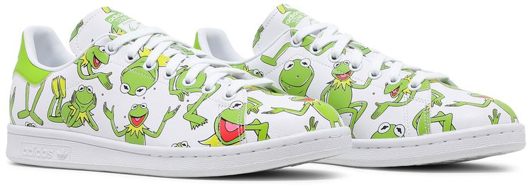The Muppets x adidas Stan Smith Kermit The Frog Allover Print