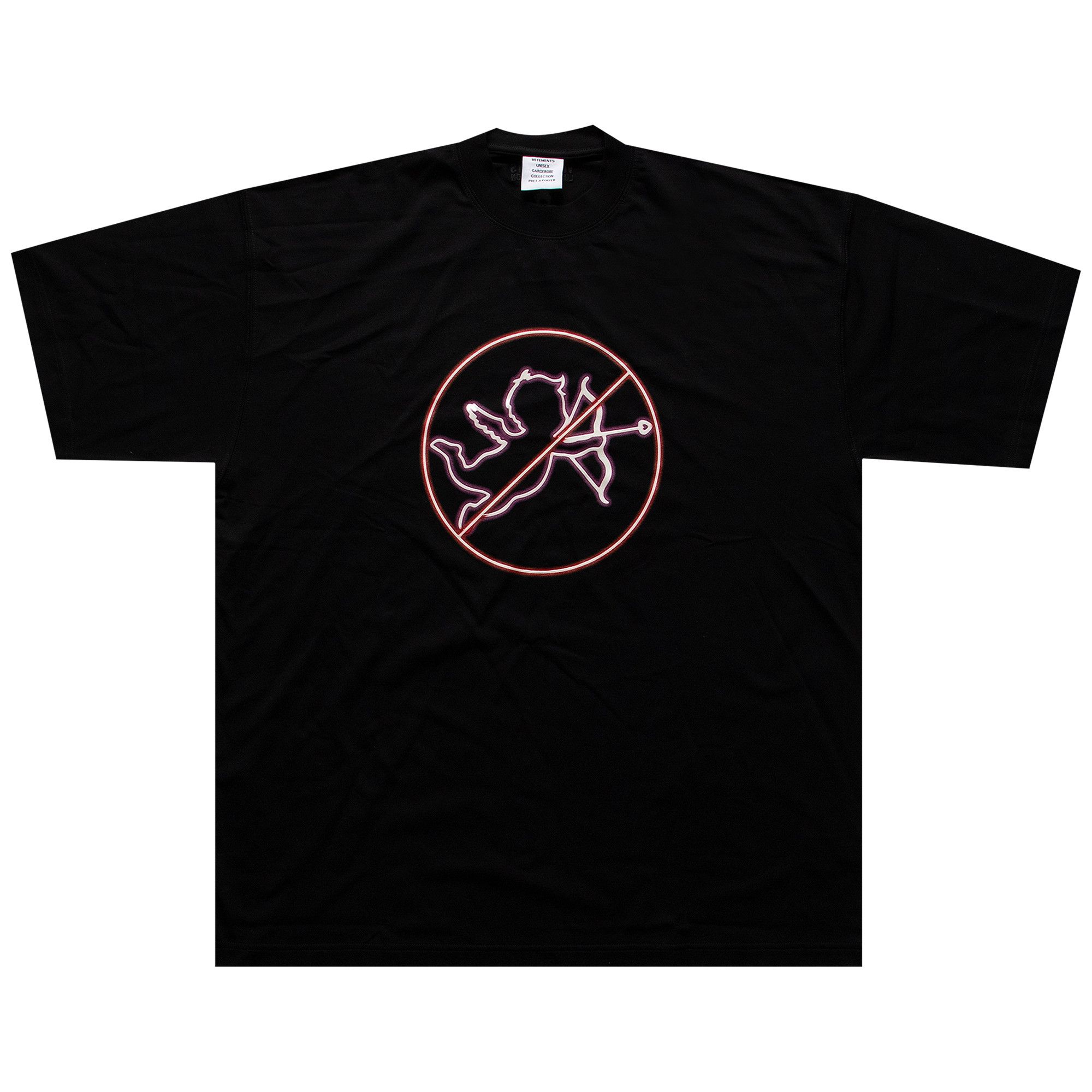 Buy Vetements No Time For Romance T-Shirt 'Black' - UA52TR440B
