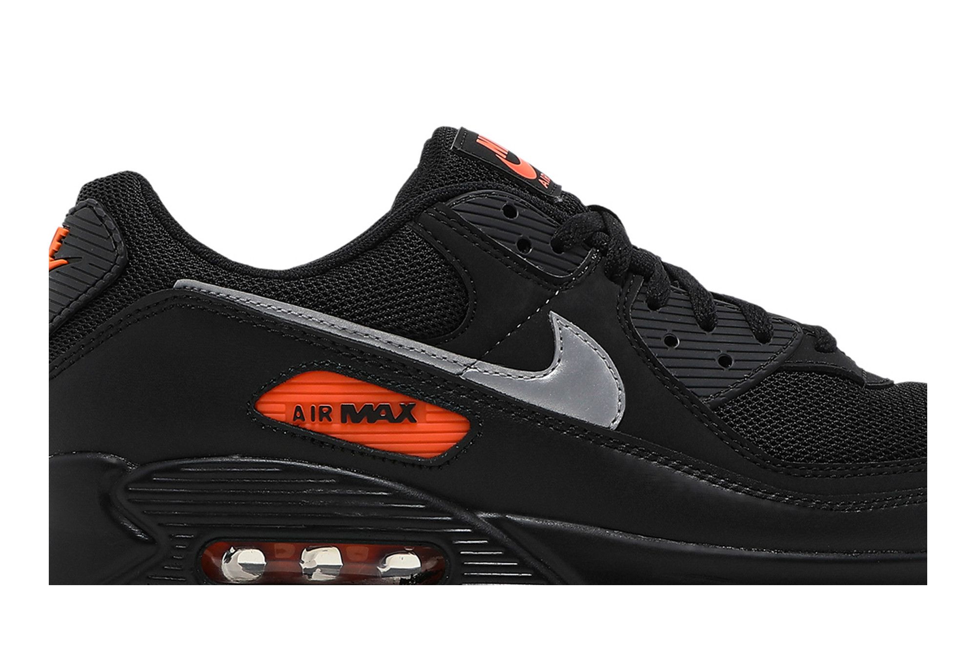 Buy Air Max 90 Black Total Orange DJ6881 001 GOAT UK