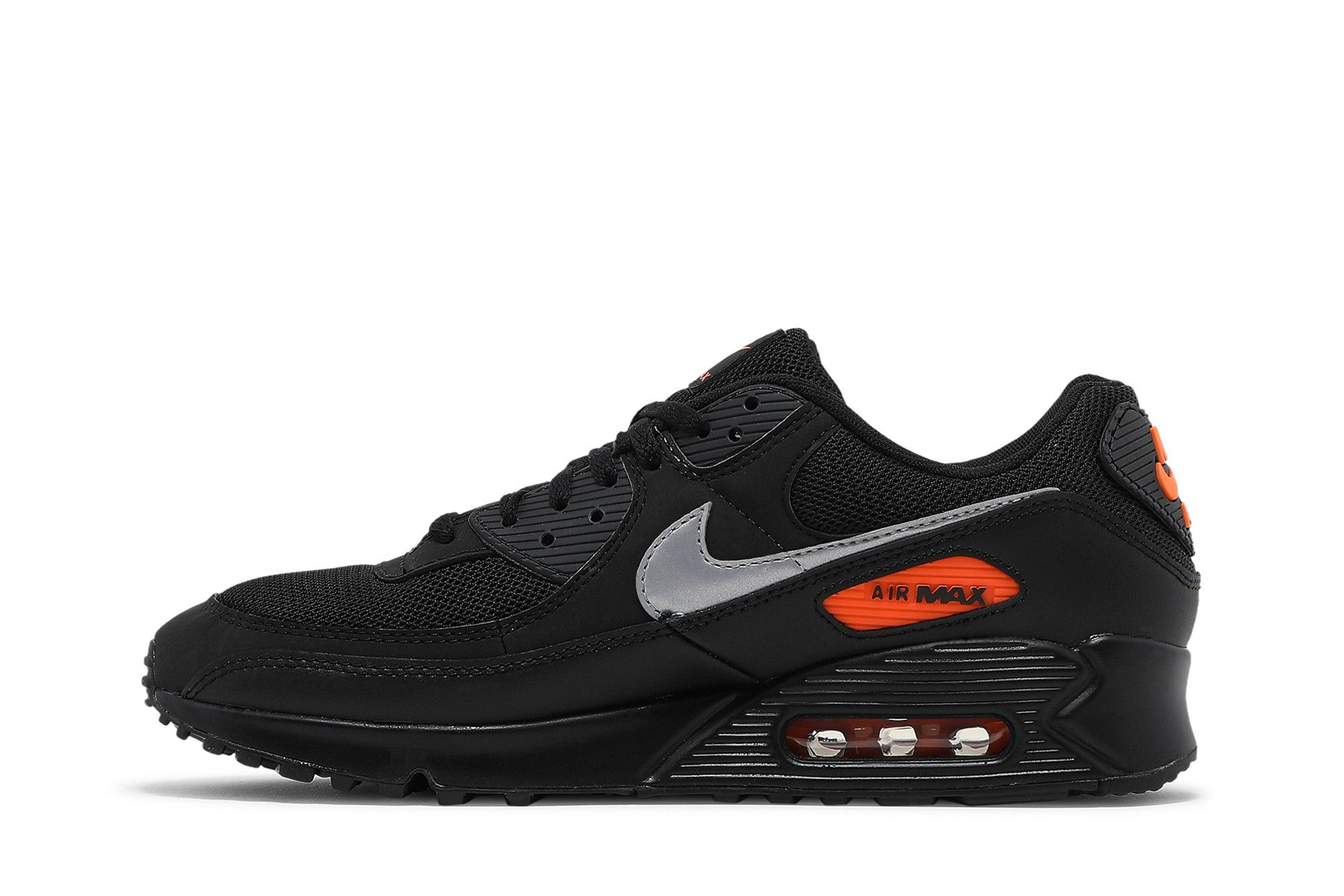 Black orange air max 90 top