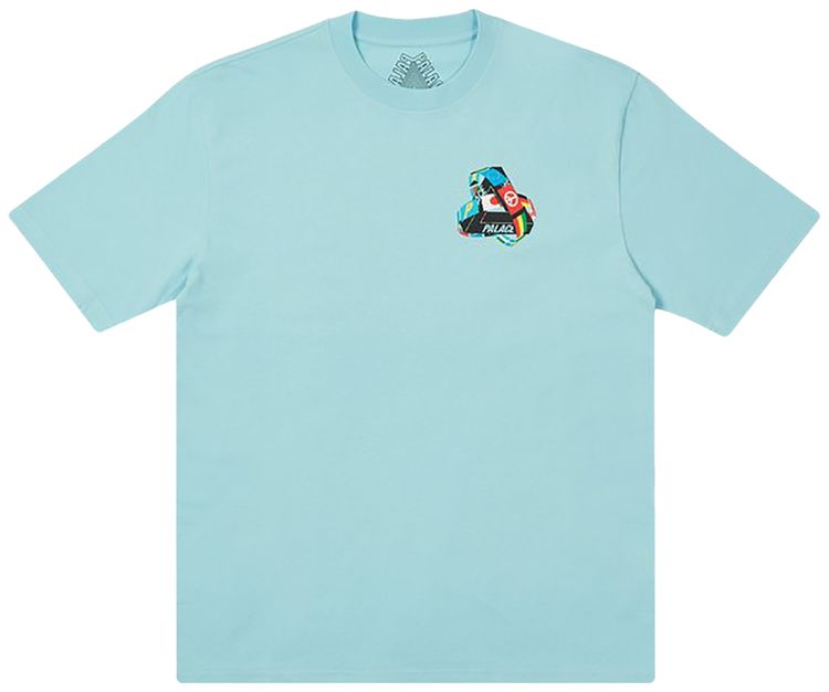 Palace Tri Flag T Shirt Blue