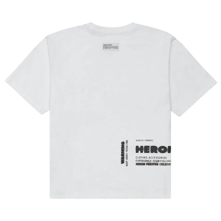 Heron Preston x Caterpillar T Shirt WhiteYellow