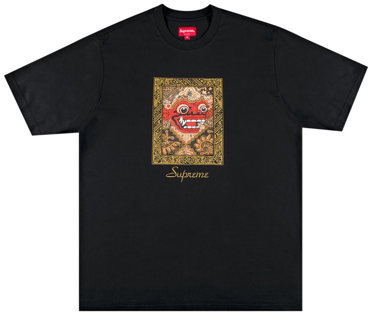 Supreme Barong Patch Short Sleeve Top Black