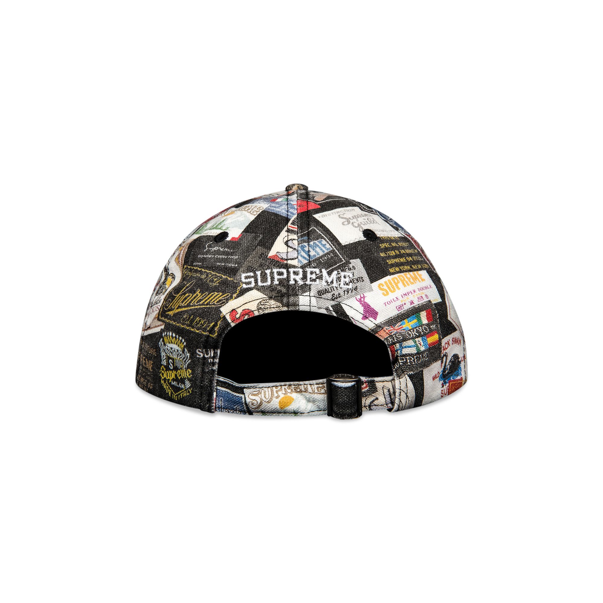 Buy Supreme Labels 6-Panel 'Black' - SS21H82 BLACK | GOAT