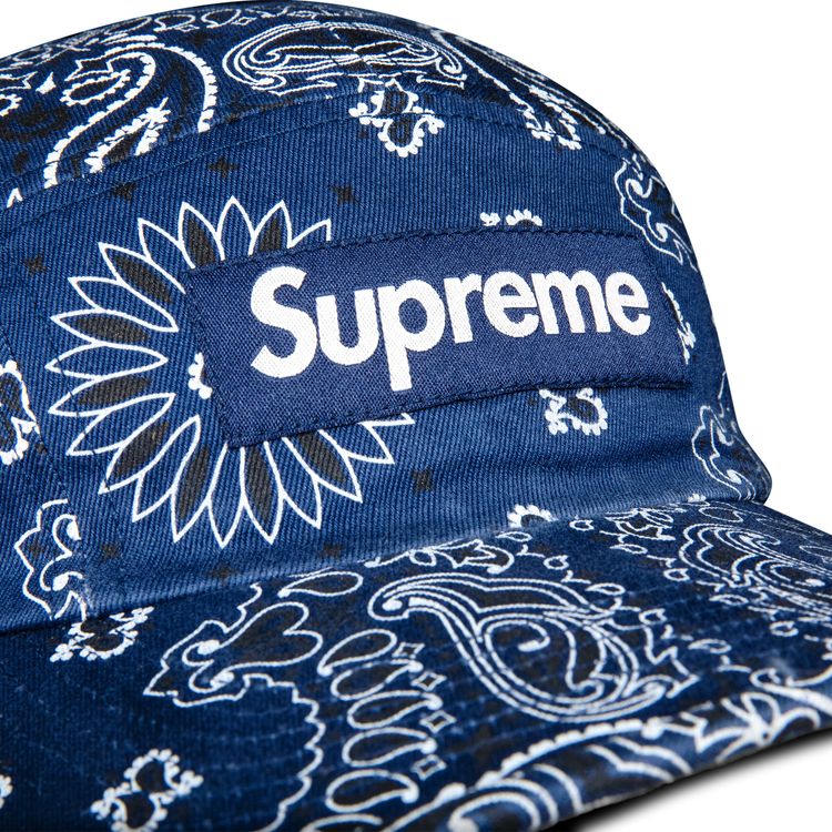 Supreme Bandana Camp Cap 'Navy'