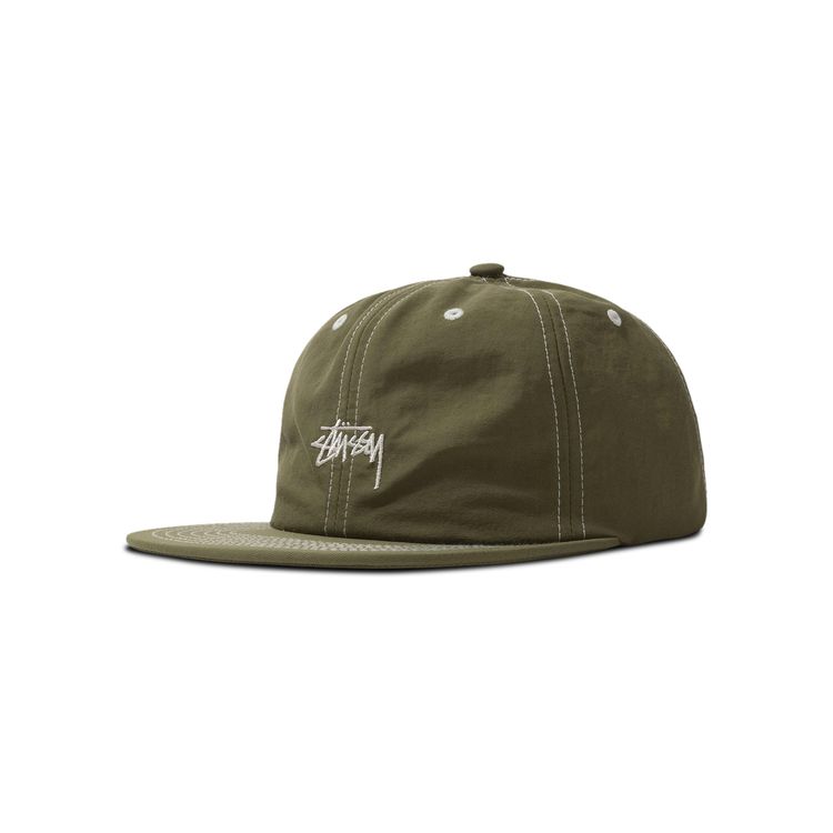 Stussy Nylon OX Stock Cap Olive