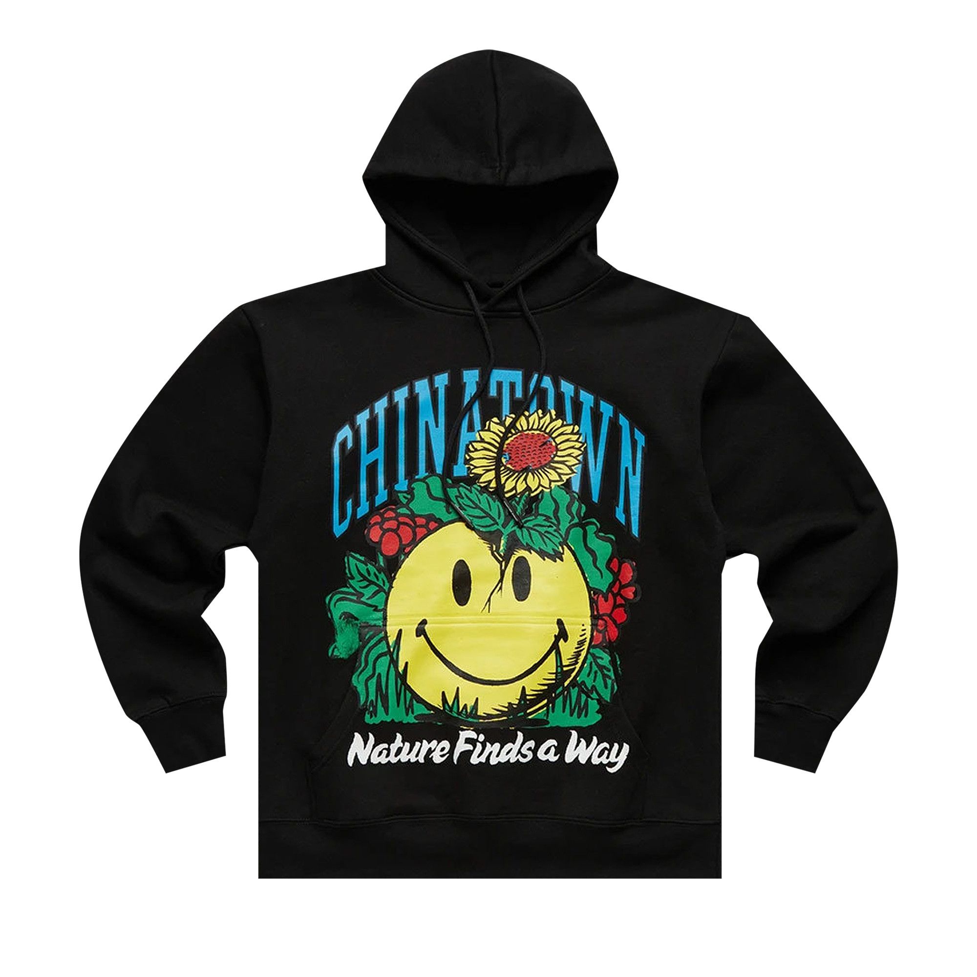 Buy Chinatown Market Smiley Planter Hoodie Black 1970160 BLAC GOAT