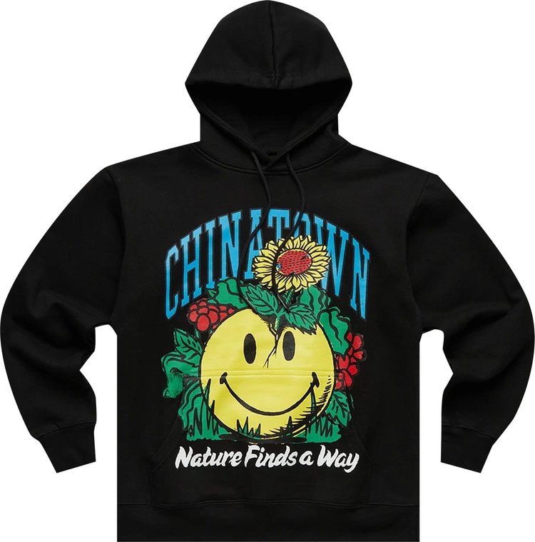 Chinatown Market Smiley Planter Hoodie Black