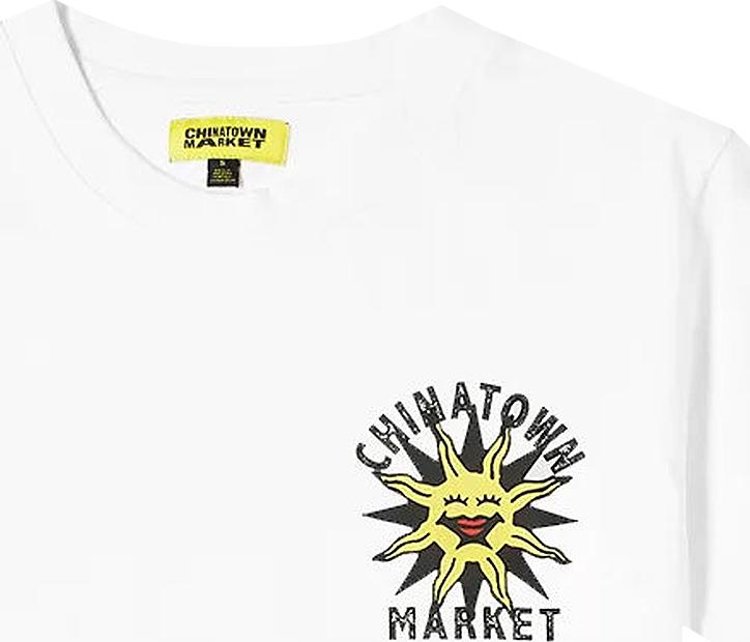 Chinatown Market Sunshine Over The Pyramids T Shirt Cream