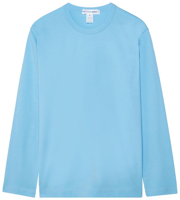 Comme des Garcons SHIRT Long Sleeve Tee Blue