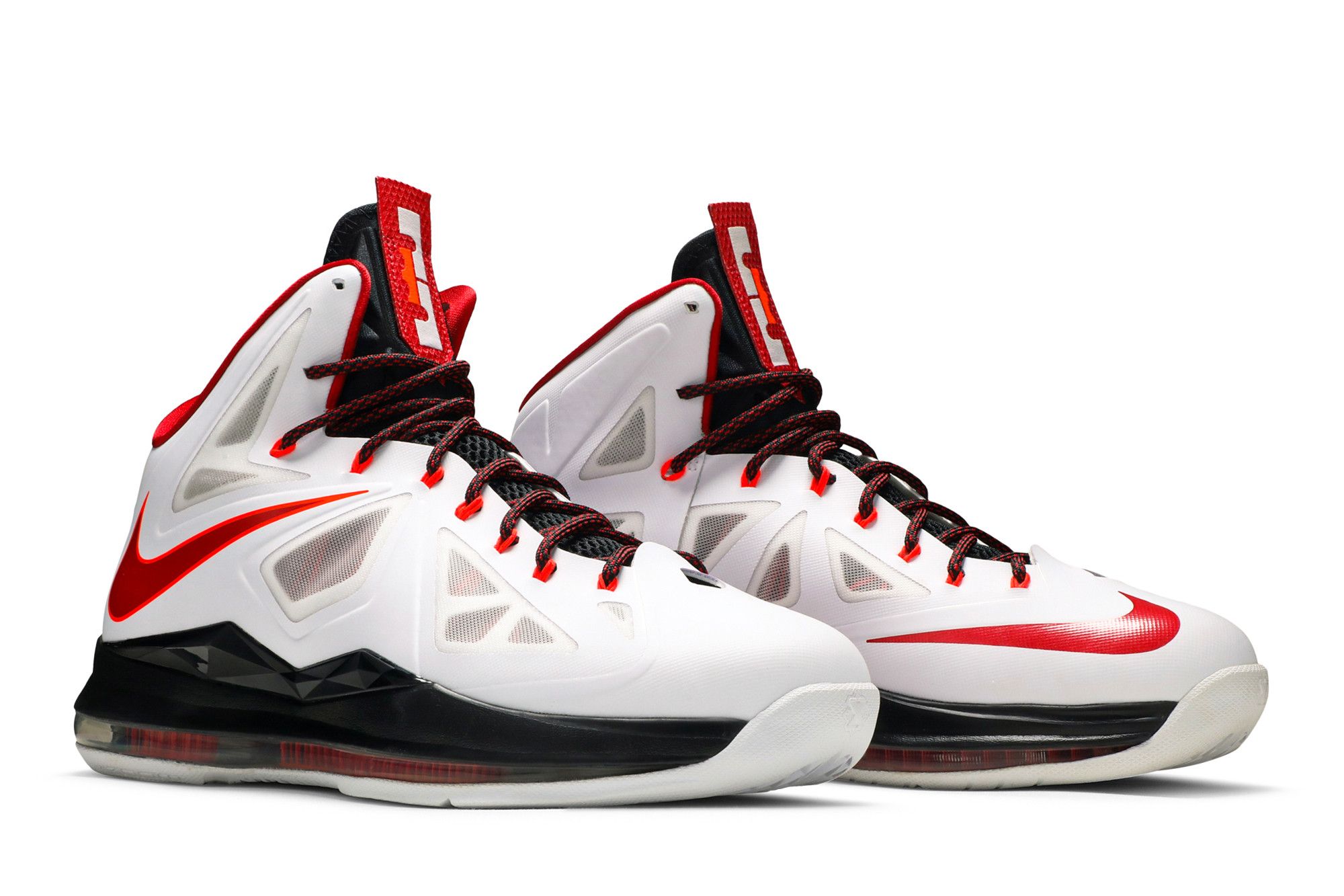 lebron 10 white and red