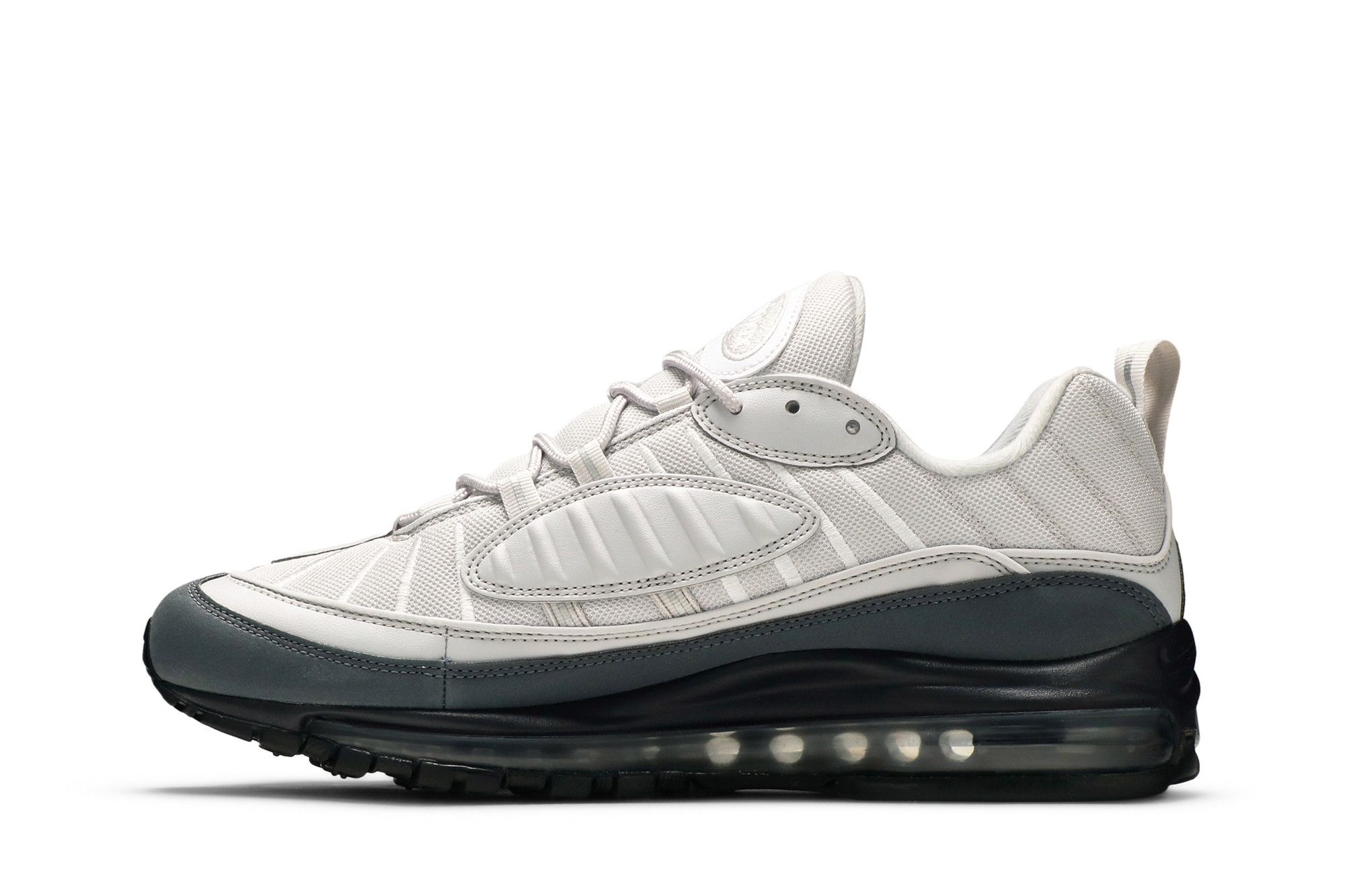 Nike air max 98 white vast grey  and  dark grey 2025