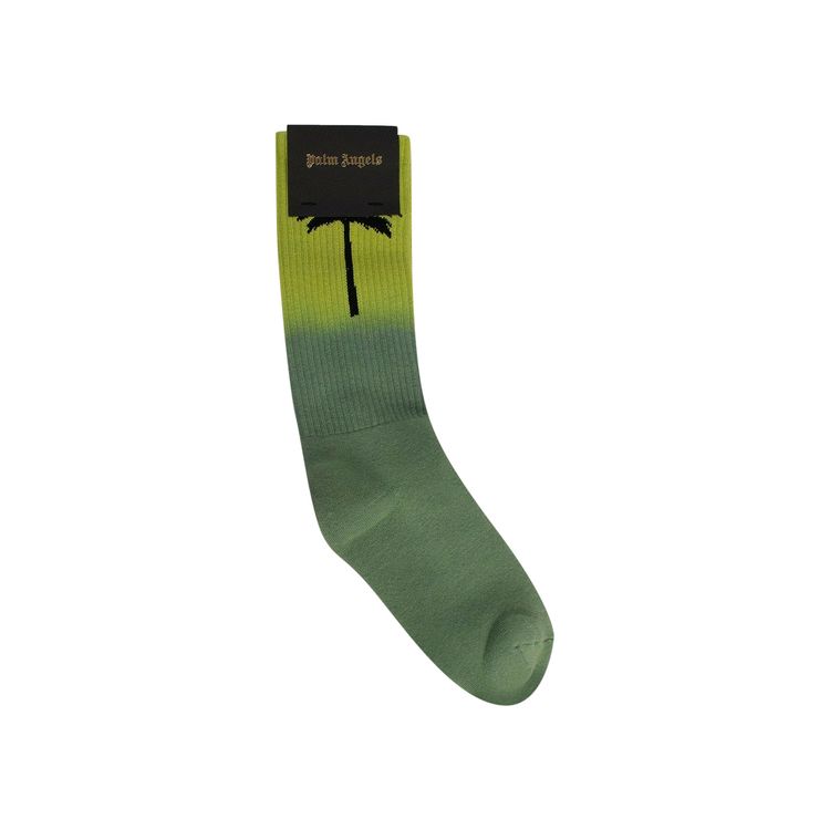 Palm Angels Palm Socks Green Tie Dye