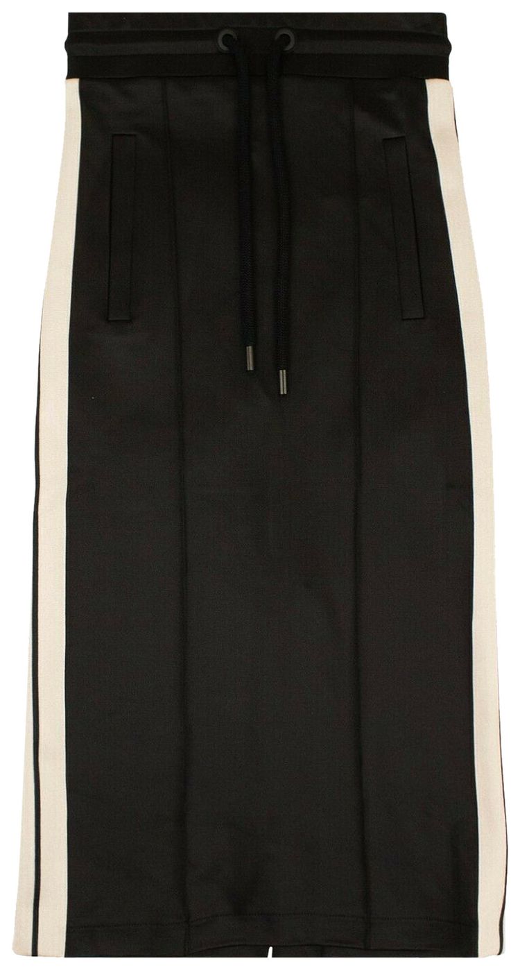 Palm Angels Pencil Track Skirt Black