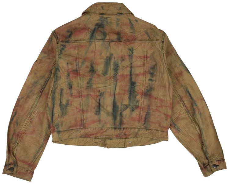Palm Angels Tie Dye Corduroy Trucker Multi Color