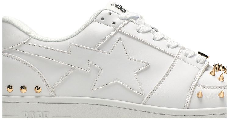 Bapesta Studded White