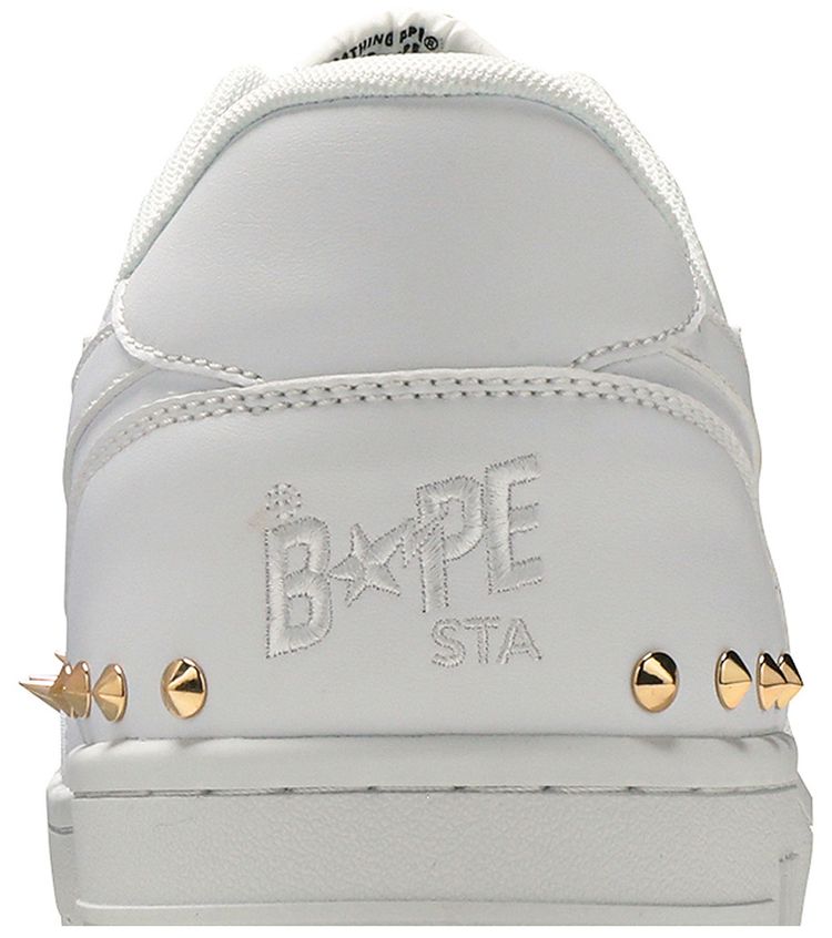 Bapesta Studded White