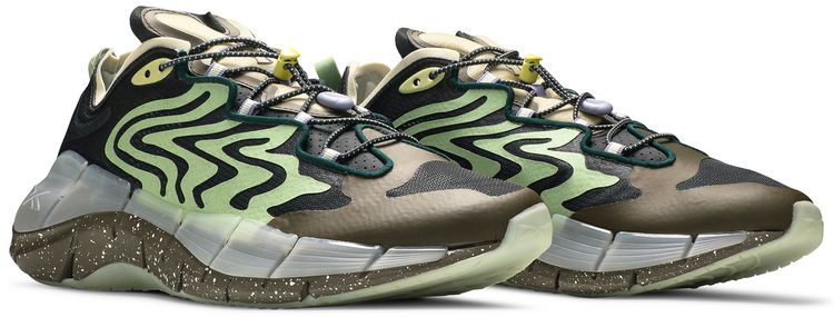 Reebok Brain Dead x Zig Kinetica 2 Mad Science   Aloe Green
