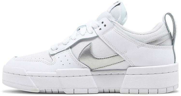 Nike Wmns Dunk Low Disrupt White Metallic Silver