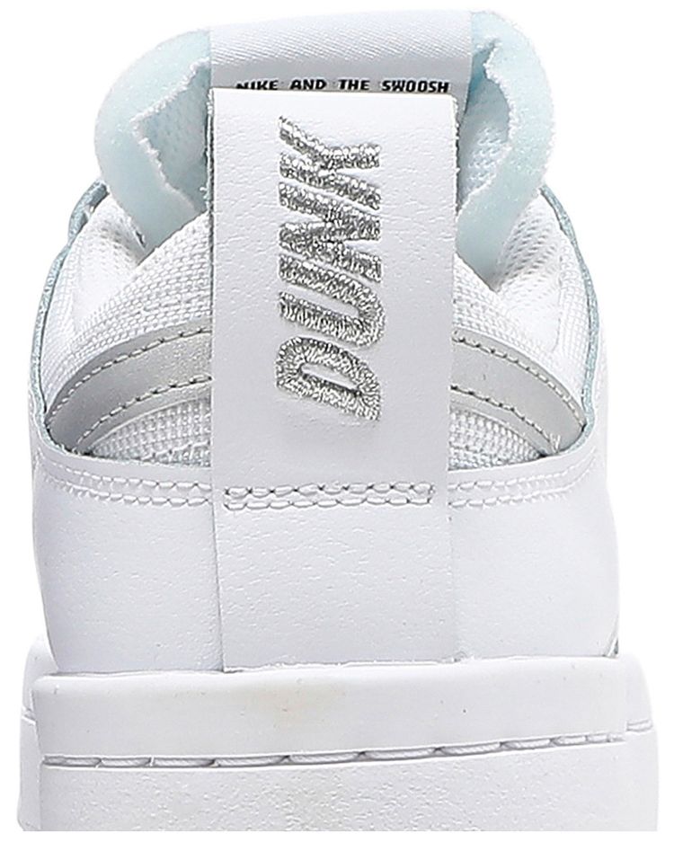 Nike Wmns Dunk Low Disrupt White Metallic Silver