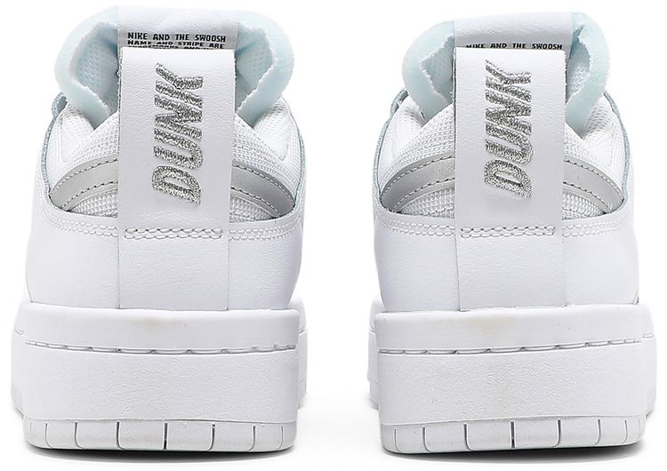 Nike Wmns Dunk Low Disrupt White Metallic Silver