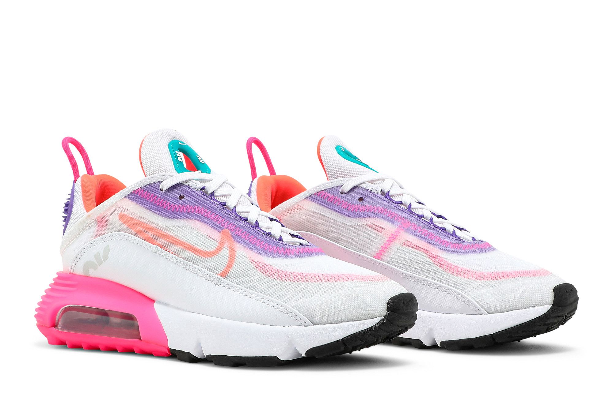 air max 2090 white hyper orange