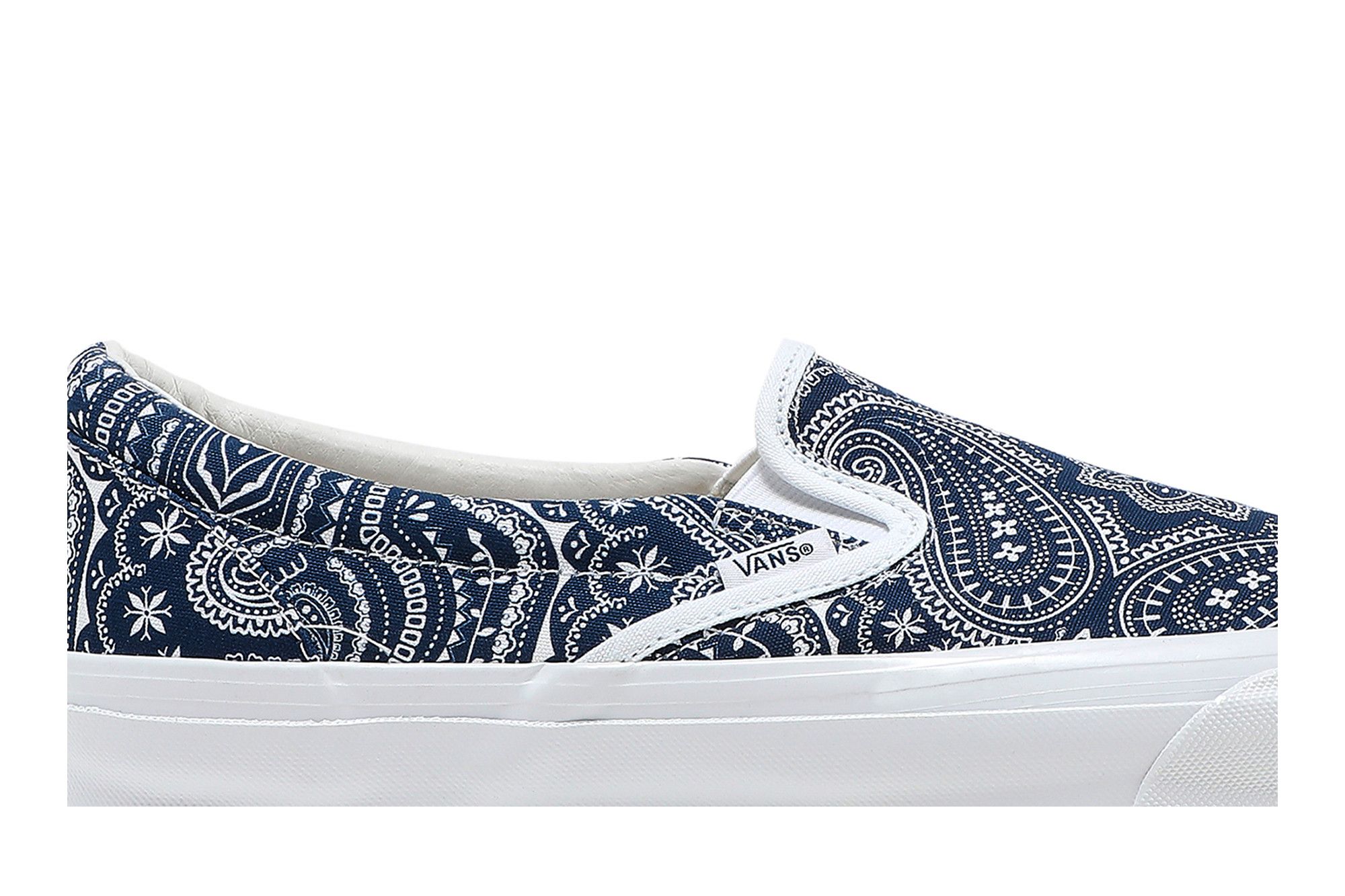 Blue paisley vans clearance