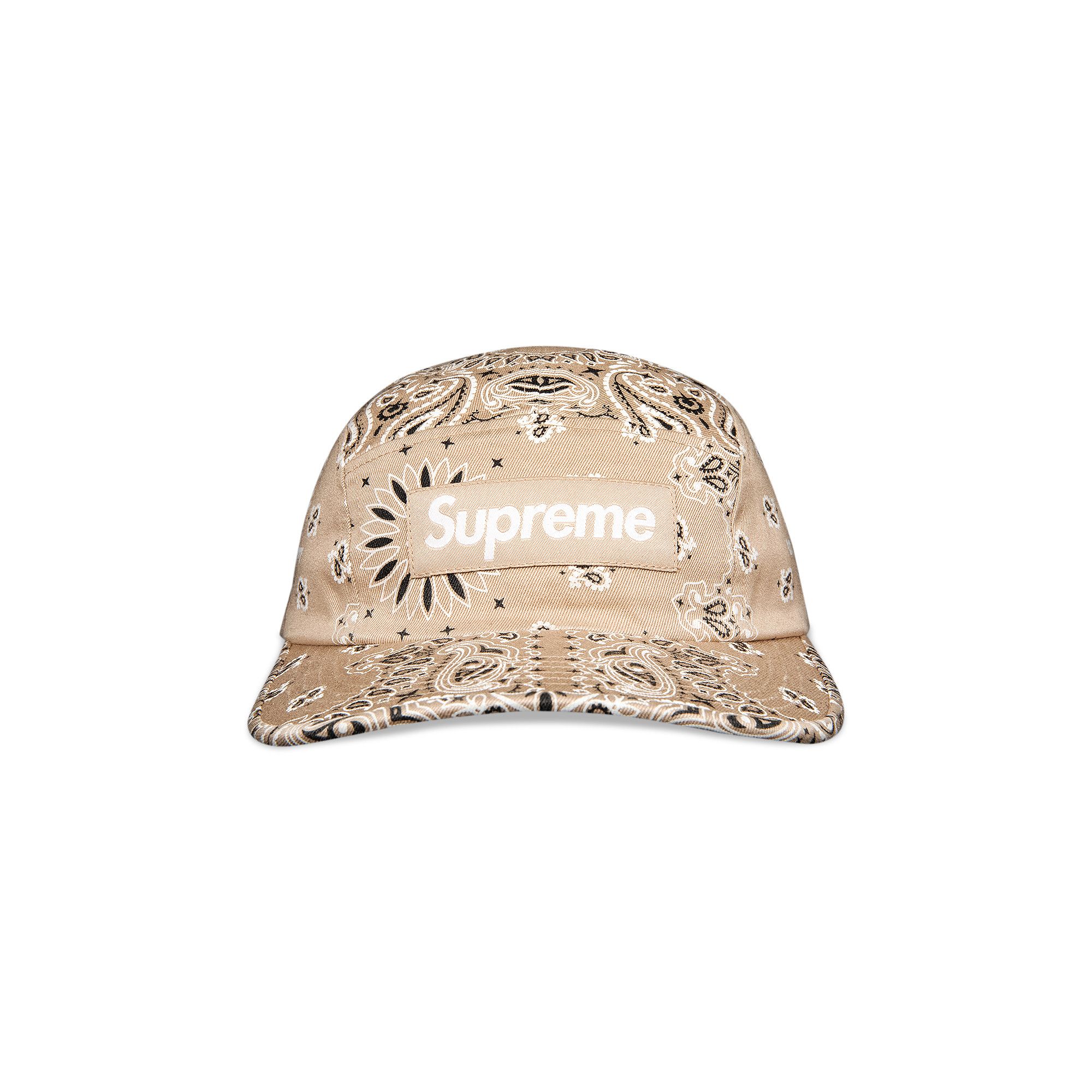 Buy Supreme Bandana Camp Cap Tan SS21H41 TAN GOAT