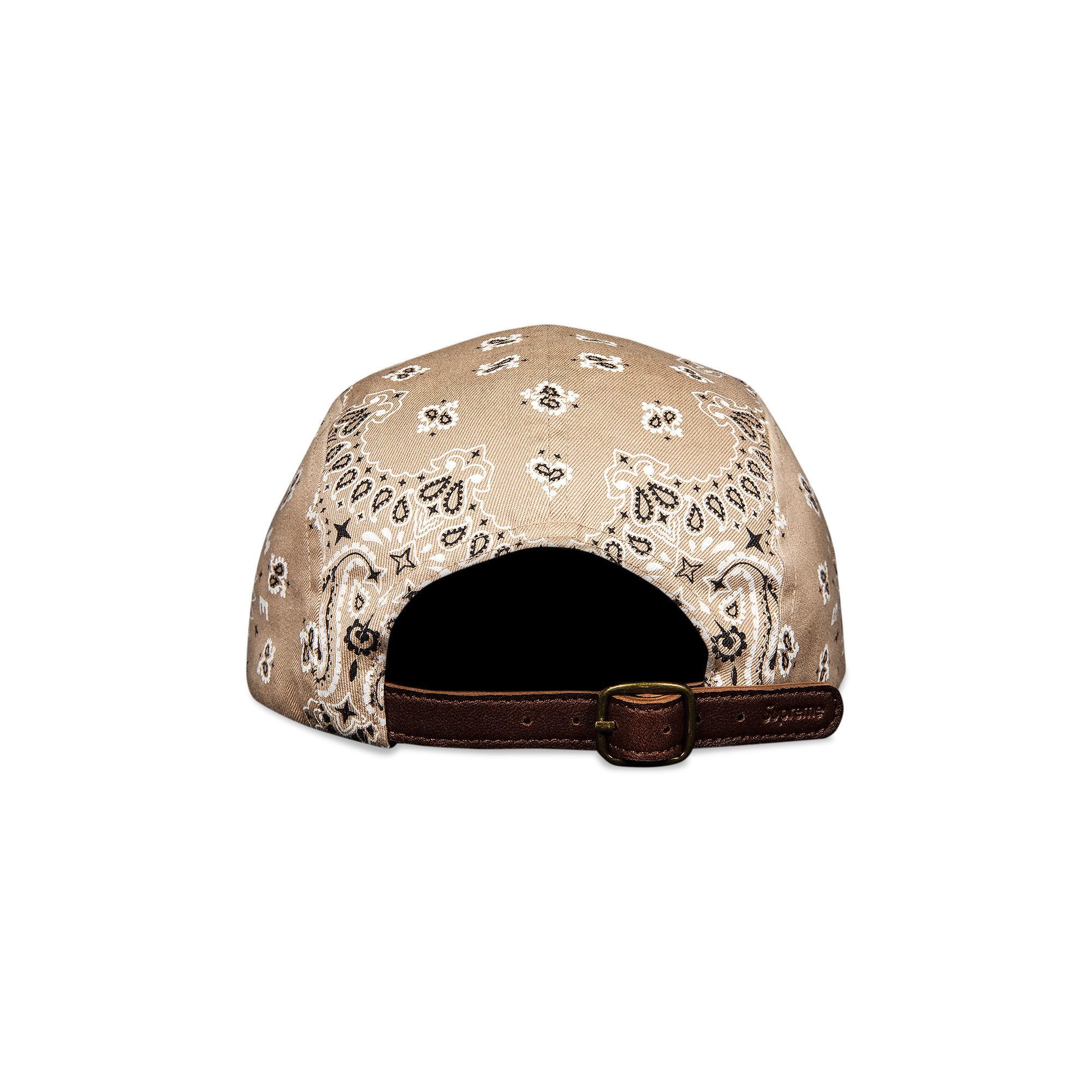 Buy Supreme Bandana Camp Cap 'Tan' - SS21H41 TAN | GOAT