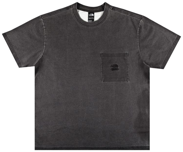 Supreme x The North Face Pigment Printed Pocket Tee Black